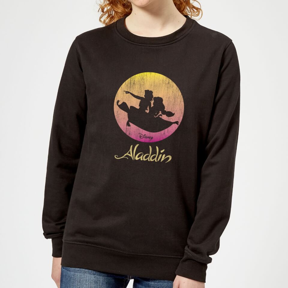 Disney Aladdin Flying Sunset Damen Sweatshirt - Schwarz - XL