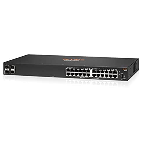 HPE Aruba CX 6000 24G 4SFP managed Switch seitlicher Luftstrom