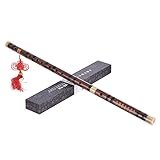 Btuty C-Key Flöte Dizi Bitter Bambus steckbar traditionell handgefertigt chinesisches Musikinstrument Tonart C Study Level Professionelle Leistung