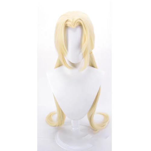 WCCNKK Anime Cosplay Perücke, Tsunade Perücke, 100 Cm Langes Beiges Haar, Mit Perückenkappe, Für Party Alltag Halloween Perücke Cosplay, Dekoratives Geschenk