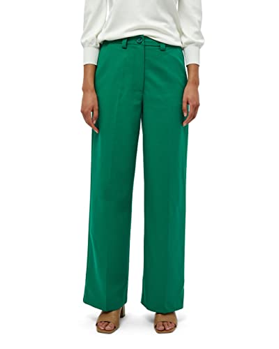 Peppercorn Damen Ginette High Waisted Breit Bein Grün | Herbst Größe 34 Hose, 3205 Bright Green