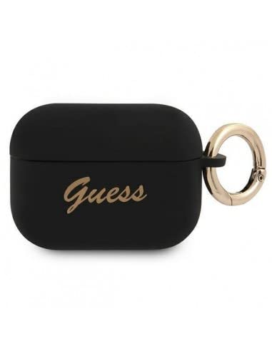 iPhone Airpods Pro Guess Vintage Original Silikon Preto