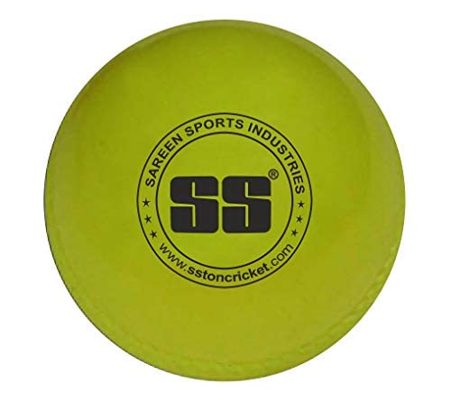 S+S SS Unisex-Adult Wind Kricket Ball, Gelb, Freie Größe