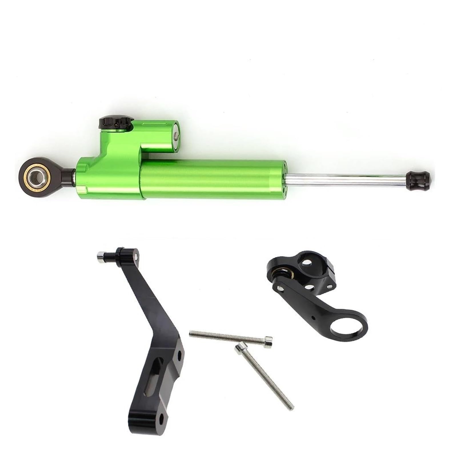 Dämpfer Lenkungsstabilisator Motorrad Aluminium Lenkung Dämpfer Stabilisieren Halterung Unterstützung Montage Kit Für CBR954RR 2002-2003 CNC-Halterung(Green)