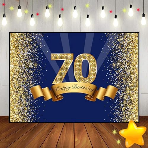 Alles Gute zum 70. Geburtstag Fotografie rot Foto süß Dekoration Erwachsene Vinyl Banner Junge 350x230cm