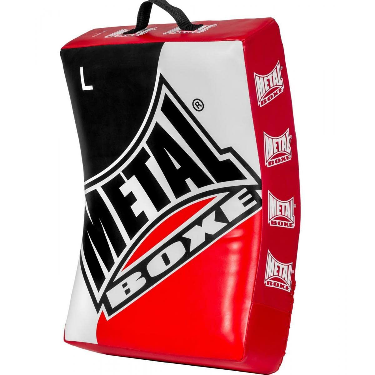 METAL BOXE MB213 Bouclier Noir/Blanc/Rouge Taille L