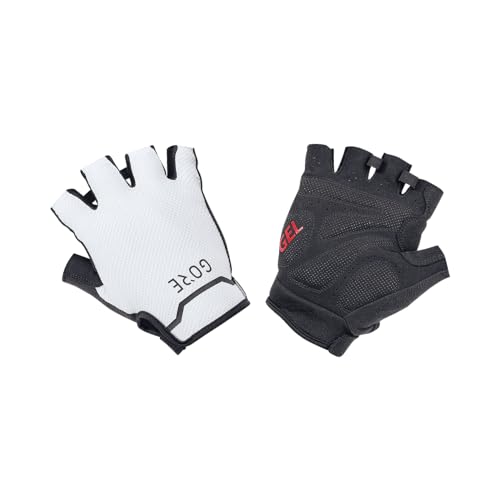 GORE WEAR C5 Kurzfingerhandschuhe, 7, schwarz/weiß