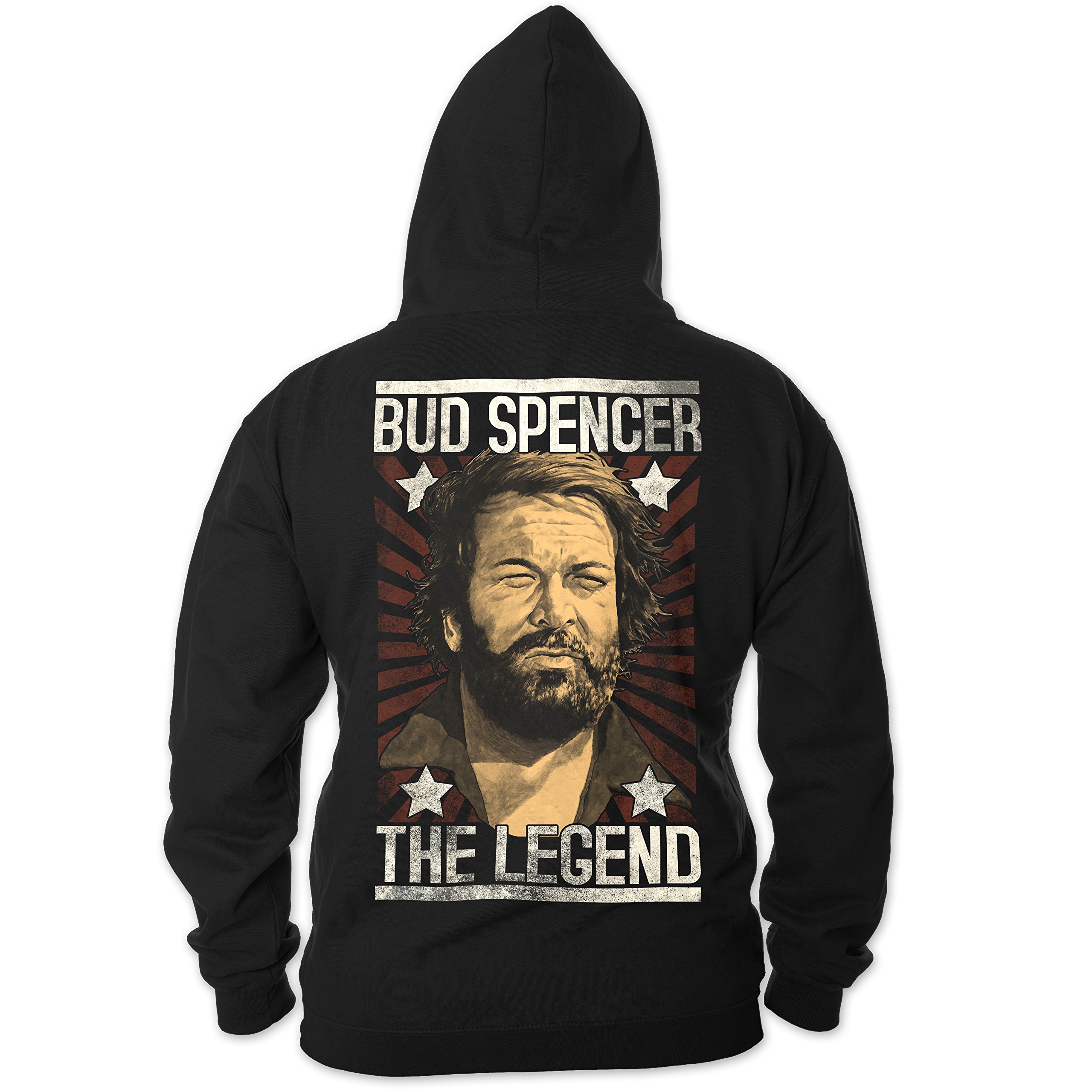 Bud Spencer Herren Legend Zipper (schwarz) (3XL)