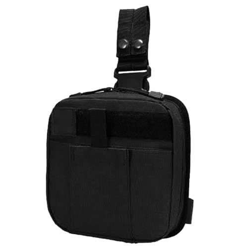 Gürteltasche, Geldbörse, Münzschlüssel, Geldbörse, Karten-Aufbewahrungstasche, rechteckig, Survival-Pack, Gürteltasche, Organizer, Geldbörsen, Gürteltasche, Gürteltasche, Bauchtasche, Farbe: Schwarz