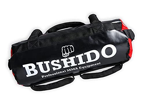 DBX BUSHIDO Unisex-Adult DBX-PB-10 Sport Bulgarian 35 kg-Sandbag Sandsack Fitness Sack-Power Bag für Kraftraining und Functional Training-Leere, Black, One Size