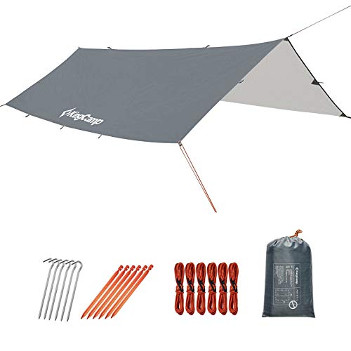 KingCamp Camping Tarp Bowman Sonnensegel Bus Zelt Wind Schutz Plane Dach UV 50+ XL - 3 x 5 m