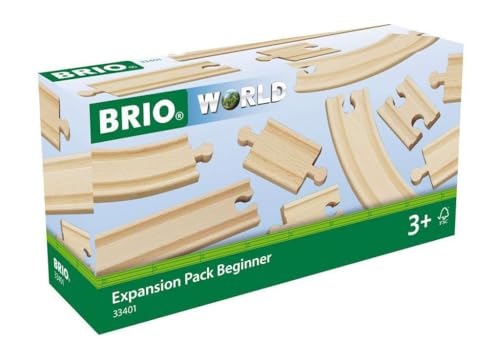 BRIO Gleise-Set "BRIO Ergänzungsset Holzschienensystem Brio WORLD Schienen und Weichensortiment"
