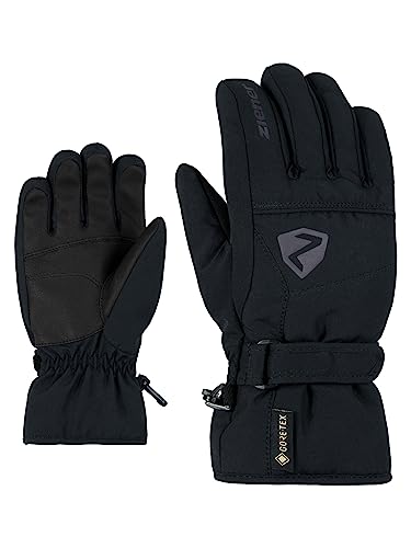 Ziener Kinder LAGO GTX Glove junior Ski-Handschuhe/Wintersport | Wasserdicht, Atmungsaktiv, Black, 6,5