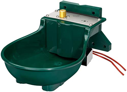 Lister Heizbares Tränkebecken SB 112 ZPS mit Heizkabel 230 Volt / 45 Watt (Frostschutz bis ca. -25°C) - mit Schwimmerventil 230 Volt - Tränke Kuh Kühe Rinder Pferd Pferde Stall