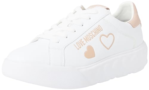 Love Moschino Damen Ja15904G0HIA110A Sneakers, Weiß, 35 EU