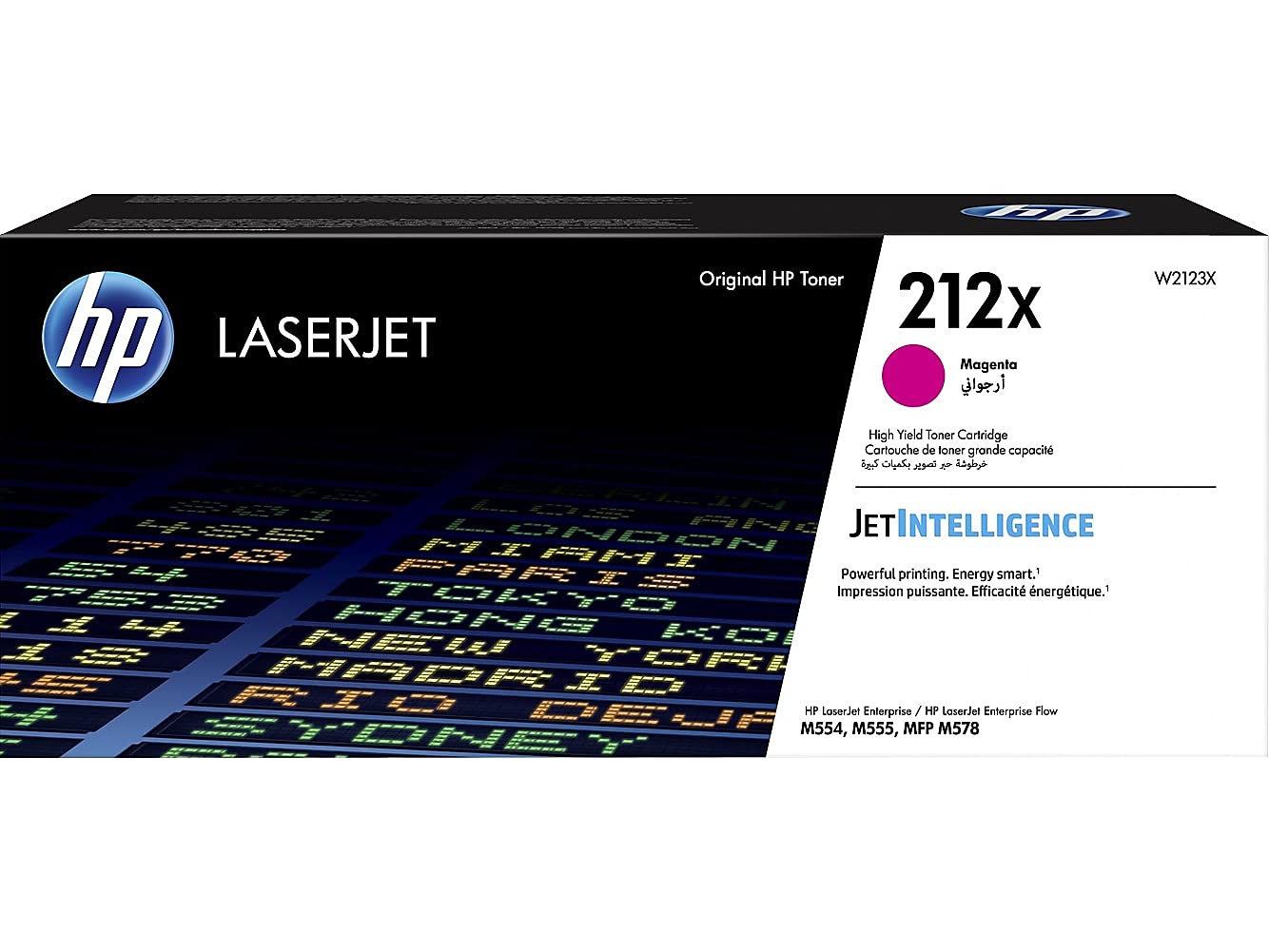 HP 212X (W2123X) Magenta Original Toner mit hoher Reichweite für HP Color LaserJet Enterprise M554, M555, M578, XL