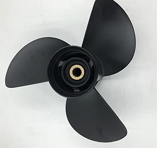 Jodriva 11 1/8x14, for Nissan, Propeller 25 PS 60 PS 13-Zahn-Spline-Außenbord-Aluminiumpropeller Marinepropeller Propeller für Außenbordmotoren