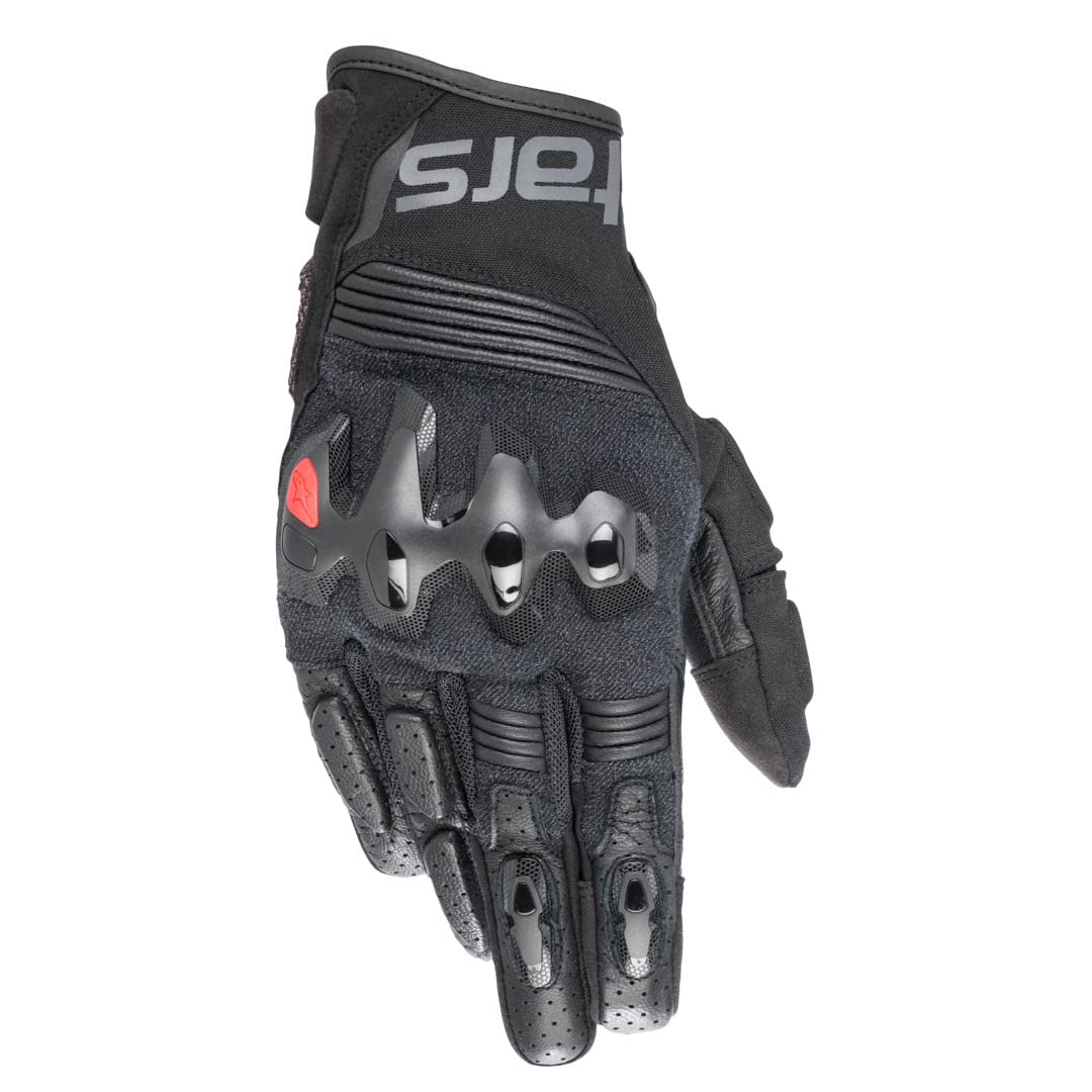 Alpinestars Motorradhandschuhe kurz Motorrad Handschuh Halo LT Handschuh kurz schwarz L, Herren, Enduro/Adventure, Ganzjährig, Leder/Textil