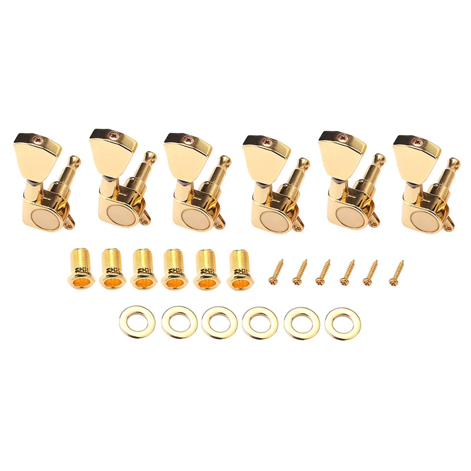 Gitarren Stimmwirbel 6 Stücke Gitarre Tuning Pegs Keys Tuner Machine Köpfe 3R3L Für Lp. E-Gitarrengold.