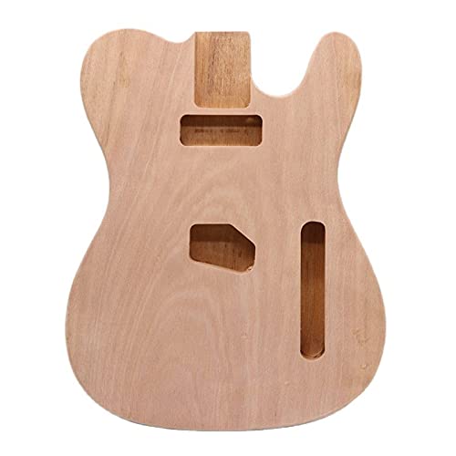 Gitarrenkorpus unfertig Okoume Wood.TL.Gitarrenkörper-Gitarren- Fass Unfertiger Elektrischer Gitarre-Holzkörper (Color : 1-2pcs wood combine)