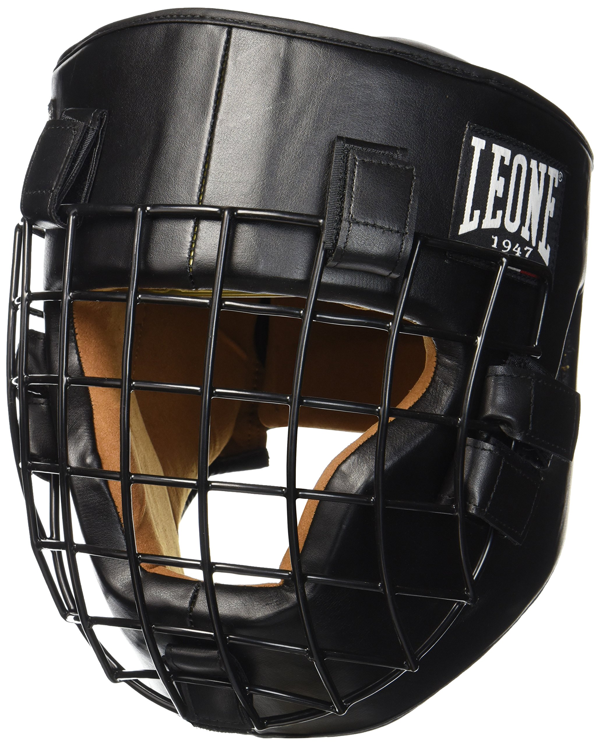 LEONE 1947, Kämpferhelm, Unisex-Erwachsene, Schwarz, L, CS424