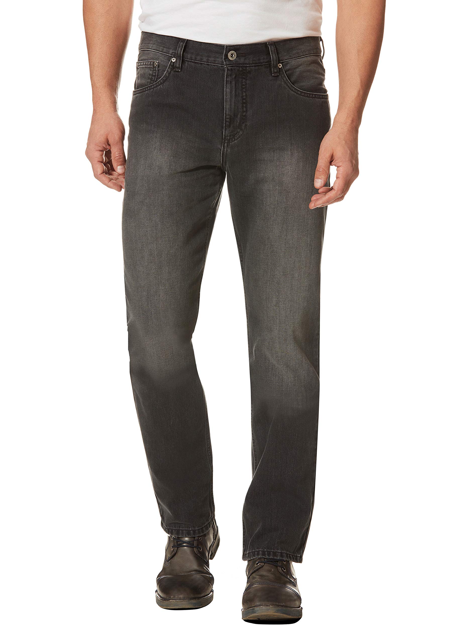 HERO BY JOHN MEDOOX Straight Cut Stretch 76 Darkgrey wash 46 99% Cotton, 1% Elasthane