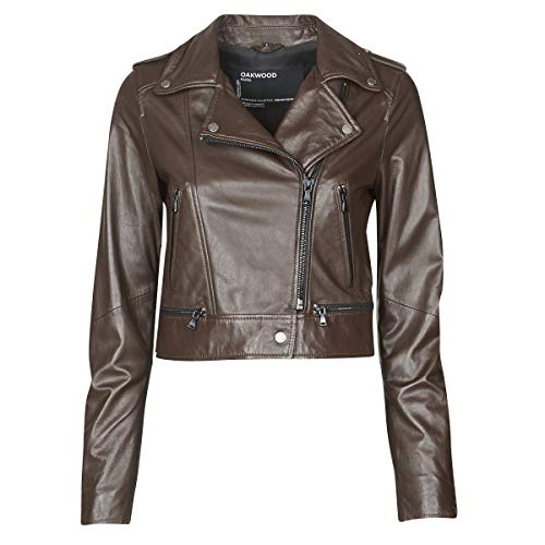 Oakwood Damen Yoko Jacke, Dunkelbraun, 46