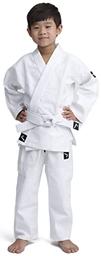 IPPONGEAR Unisex Jugend Future 2 Kinder Judoanzug, Weiß, 170 EU