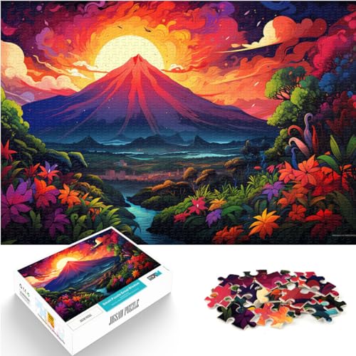 Puzzlespiel Fantasy-Kunstmalerei Puzzles für Erwachsene 1000-teiliges Holzpuzzle Schwierige, schwere Puzzles für Frauen und Männer 1000 Teile (50 x 75 cm)