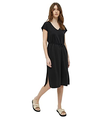 Peppercorn Damen Mariol Kleid mit V-Ausschnitt, 9000 Black, XS