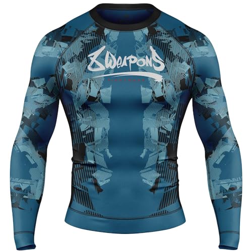 8 Weapons Rashguard, L/S, Hit 2.0, Navy-schwarz (XL)