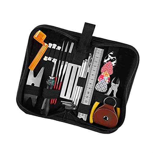 Gitarren-Werkzeug-Kit Gitarren-Wartungs-Kit Für Akustikgitarren-E-Gitarren-Ukulele werkzeuge zur reparatur von gitarren