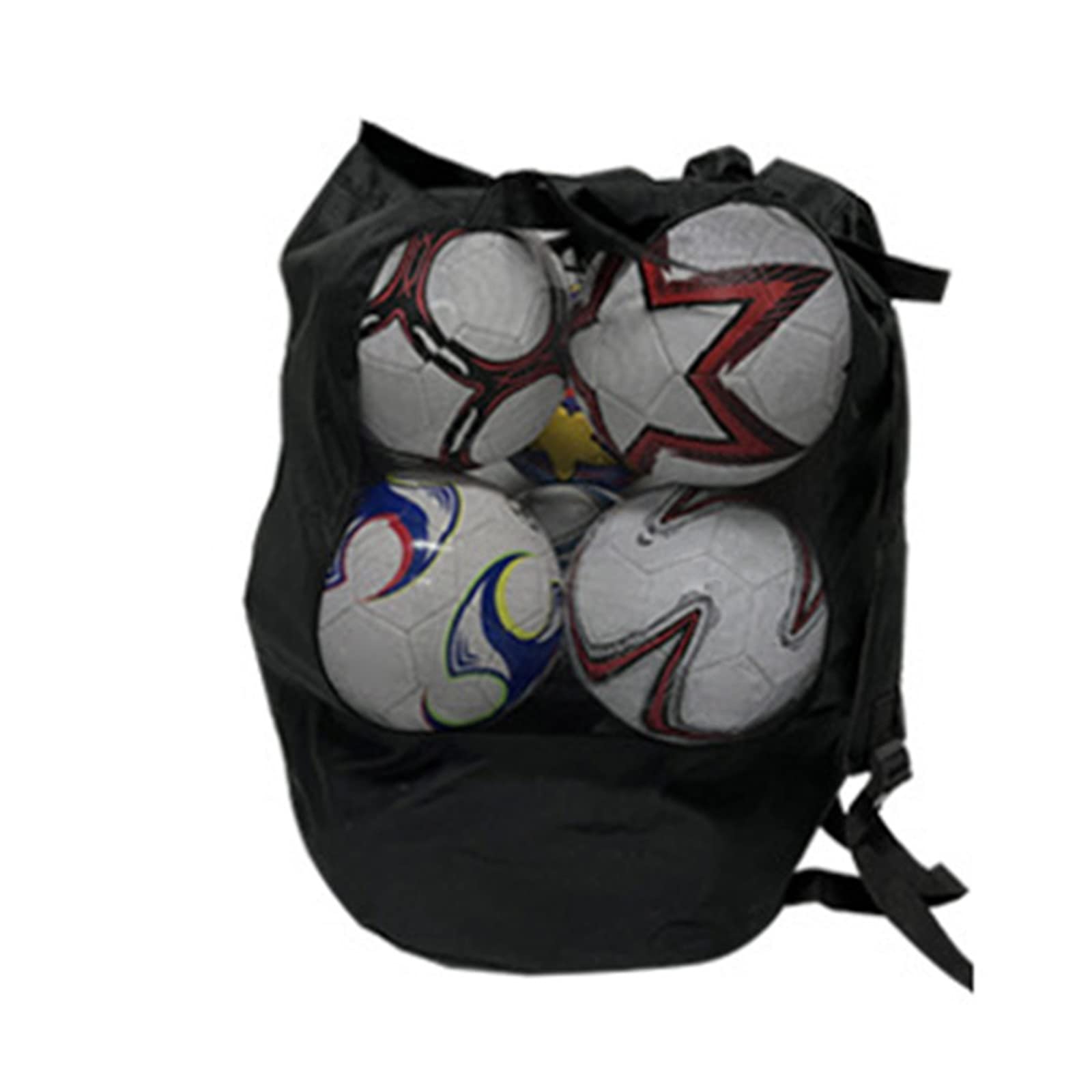 Uitndvyte Fußballtasche, Sportausrüstung, Netztasche mit Schultergurt zur Aufbewahrung von Fußball, Basketball