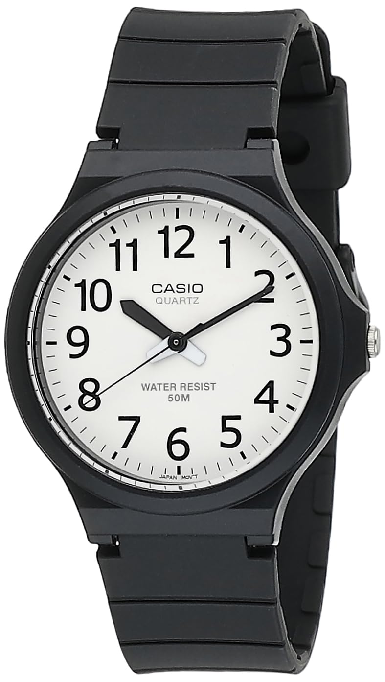 Casio Herren Analog cuarzo japonés Uhr mit Harz Armband MW-240-7B