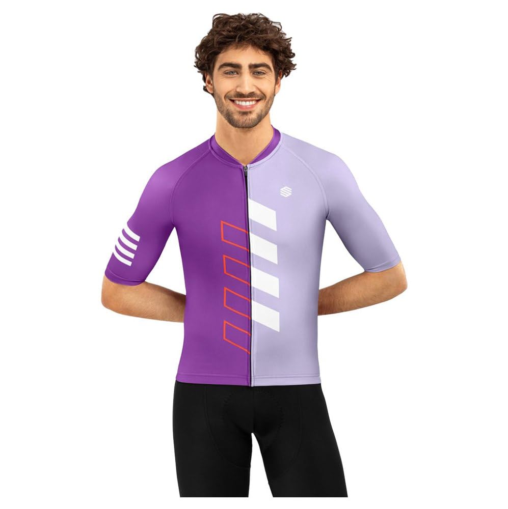 SIROKO - Radtrikot M2 Aconcagua - M - Violett/Lavendel