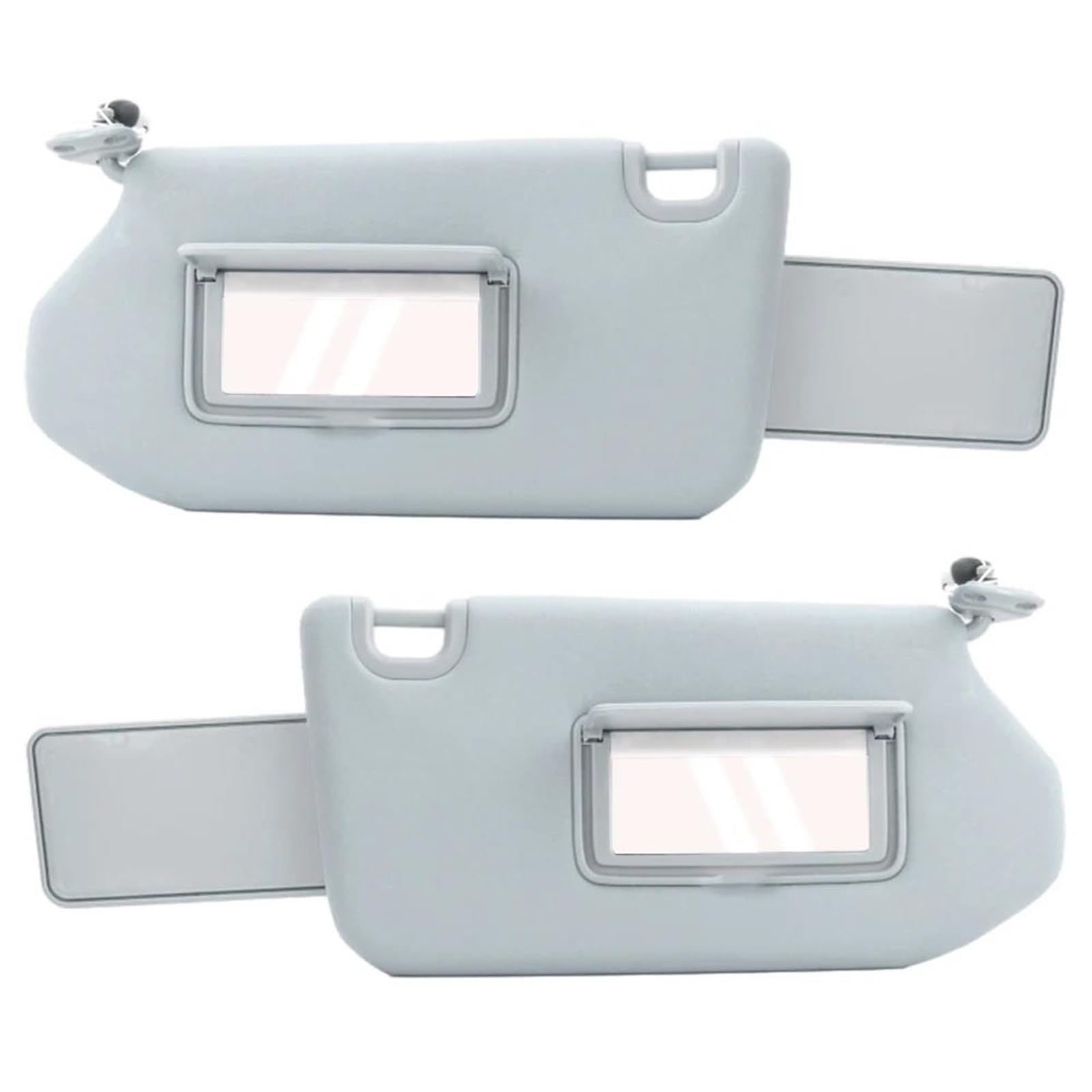 Sonnenschutz Auto Sonnenblende Schatten Links Rechts Seite W/Lampe Für Infiniti Für QX60 2014-2017 Für JX35 2013 Sonnenblenden 96401-9PB0A 964019PB0A Auto Sonnenschutz(Grey Left and Right)