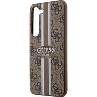 Guess 4G Stripe Case für Samsung Galaxy S23+ - brown (GUHCS23MP4RPSW)