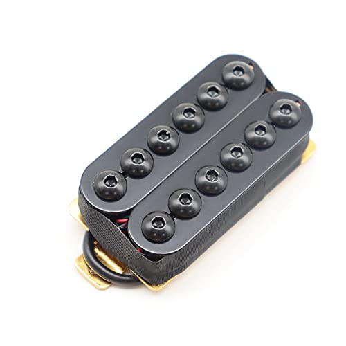 ZENGXUE 1 Stücke Keramikmagnet E- Gitarre Humbucker Pickup Set, Brücken- Und Nackenstil Humbucker Tonabnehmer Set (Color : 1pcs Black Bridge)