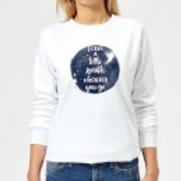 Disney Leave A Little Sparkle Damen Sweatshirt - Weiß - S - Weiß