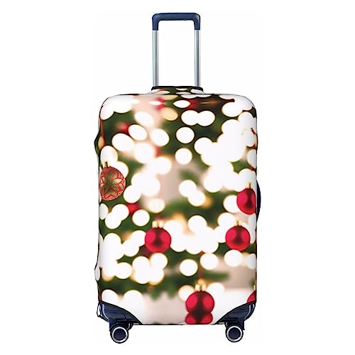 Miniks Weihnachtsdekoration, Reisegepäckabdeckung, robuster Koffer-Schutz, passend für 45,7 - 81,3 cm große Gepäckstücke, Größe XL, Schwarz, X-Large