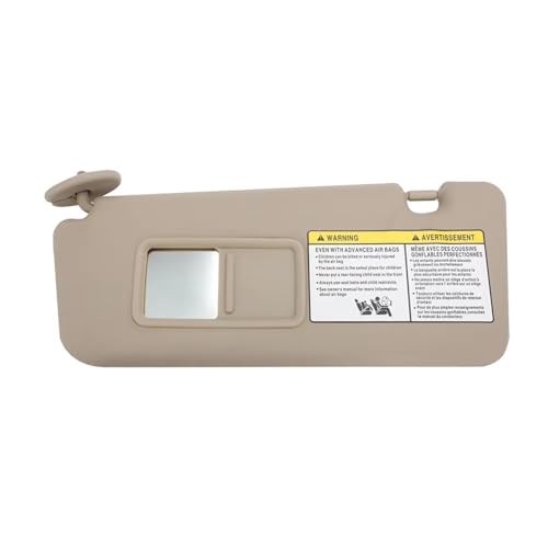 Sonnenschutz Für Toyota Für RAV4 2004 2005 Sonnenblende Linke Seite Fahrerseite Schatten Grau Sonnenblende Sonnenschutz Sonnenblenden 74320-42420-B0 Auto Sonnenschutz(Left Beige)