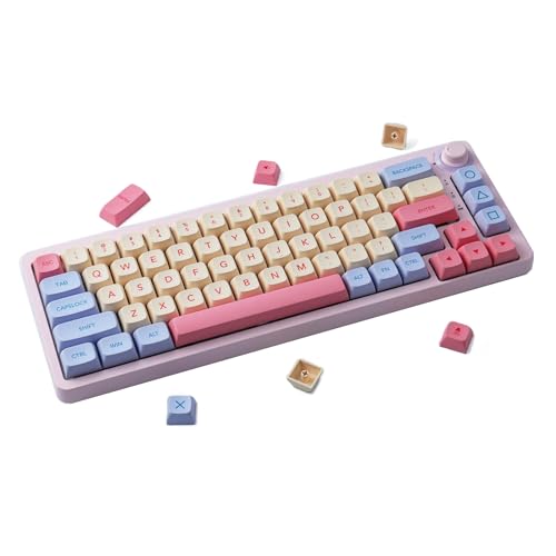 Mllepjdh PBT Tastenkappen 132-Tasten Thema Sublimation XDA Tastenkappe Für Mechanische Tastatur ForMX Schalter Personalisierte Tastenkappen Für Mechanische Tastaturen Tastenkappen Kollektion