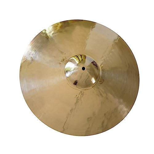 Golden Surface 24-Zoll-Ride-Becken, Handgefertigtes Becken Aus Kupfer Und Zinnlegierung Für Jazz-Drum-Set Zubehör für Schlaginstrumente (Color : 01)