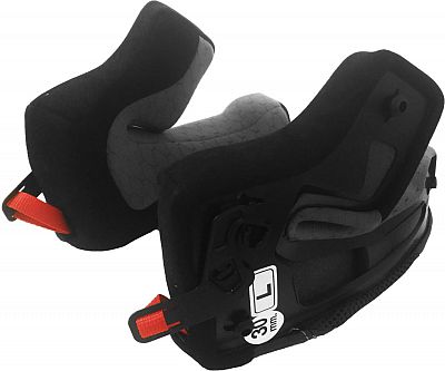 Nolan SP.Wangenpolster CLIMA COMFORT.S BLACK-RED. NCOM.N87PLUS