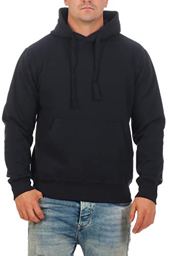 Happy Clothing Herren Pullover mit Kapuze Pulli, Größe:3XL, Farbe:Dunkelblau