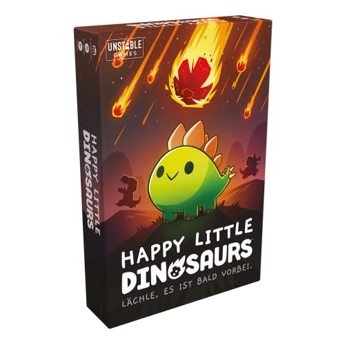 Unstable Games | Happy Little Dinosaurs - Pubertäre Probleme | Erweiterung | Partyspiel | Kartenspiel | 2-4 Spieler | Ab 8+ Jahren | 30-60 Minuten | Deutsch