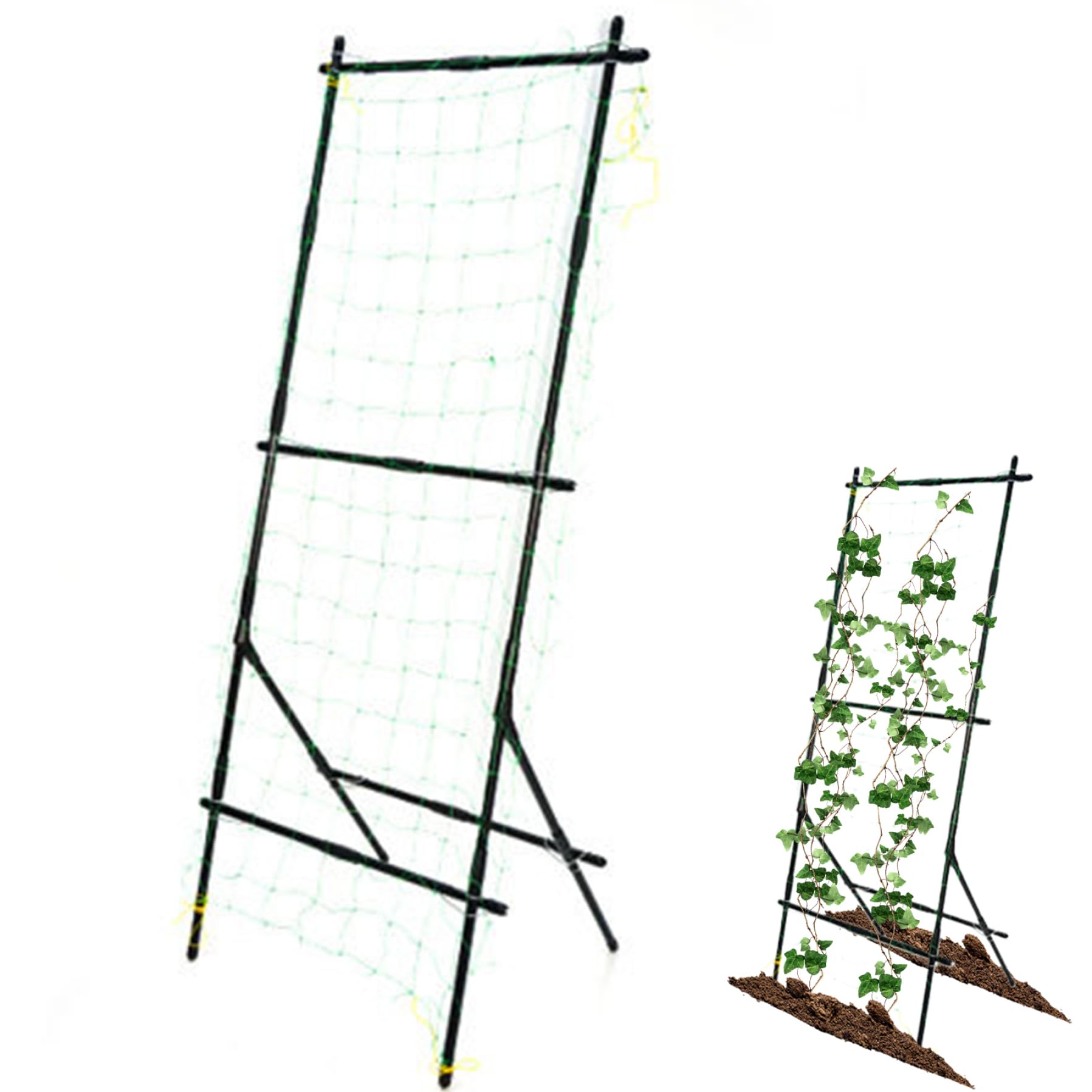 Gurkenschleuder 31WX76H Gemüse-Gitter A-Frame Gurkenschleuder für erhöhte Bettgarten-Gartenschlangen mit sicheren Klippen im Freien Gartenbedarf im Freien