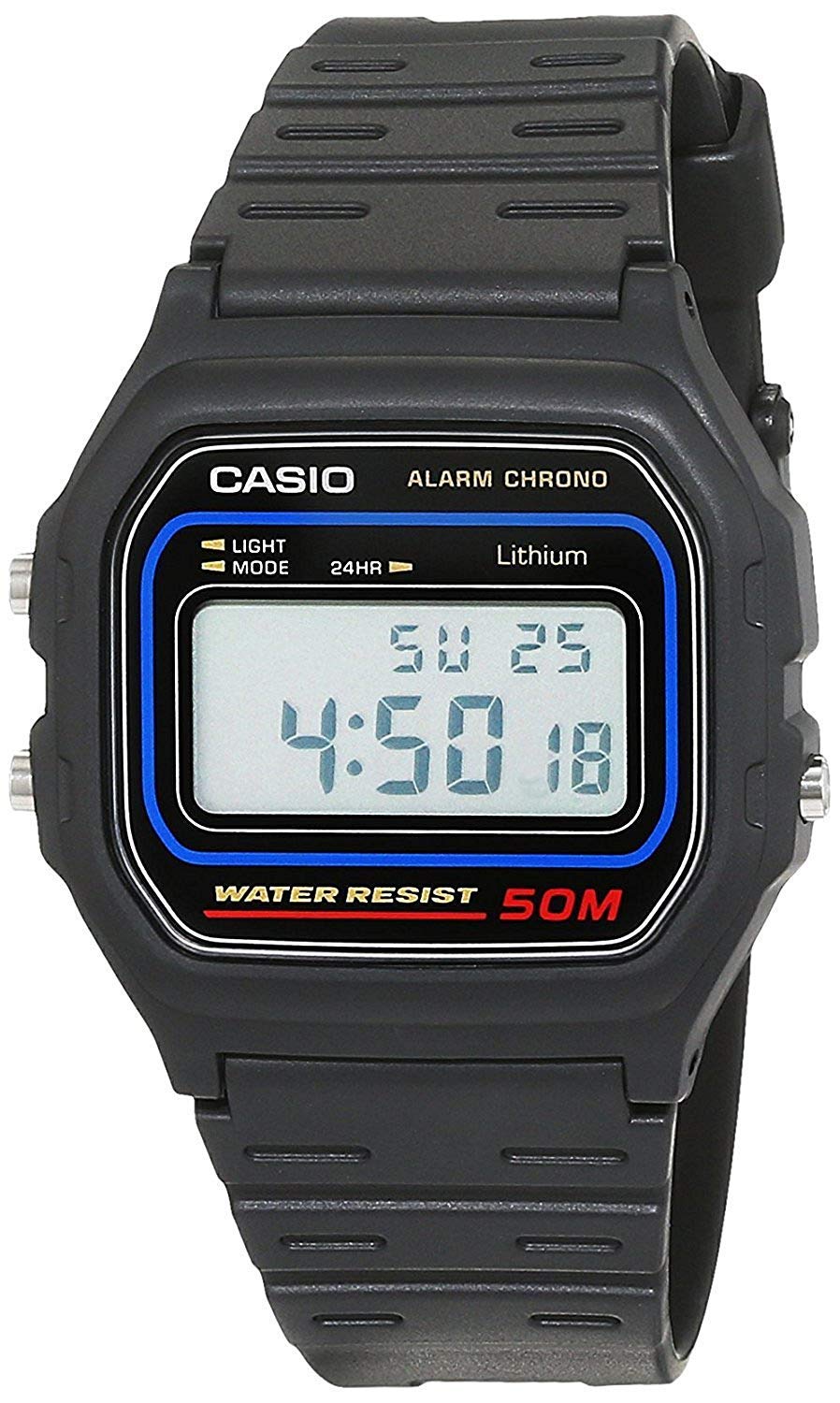 CASIO HerrenArmbanduhr Digital Quarz Harz W-59-1VQES