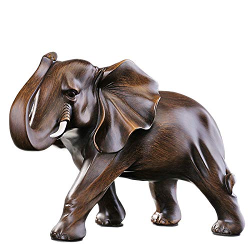 Elefant deko skulptur Reichtum Feng Shui Elefanten deko Statue für Home Desktop Dekoration Geschenk,Resin,B