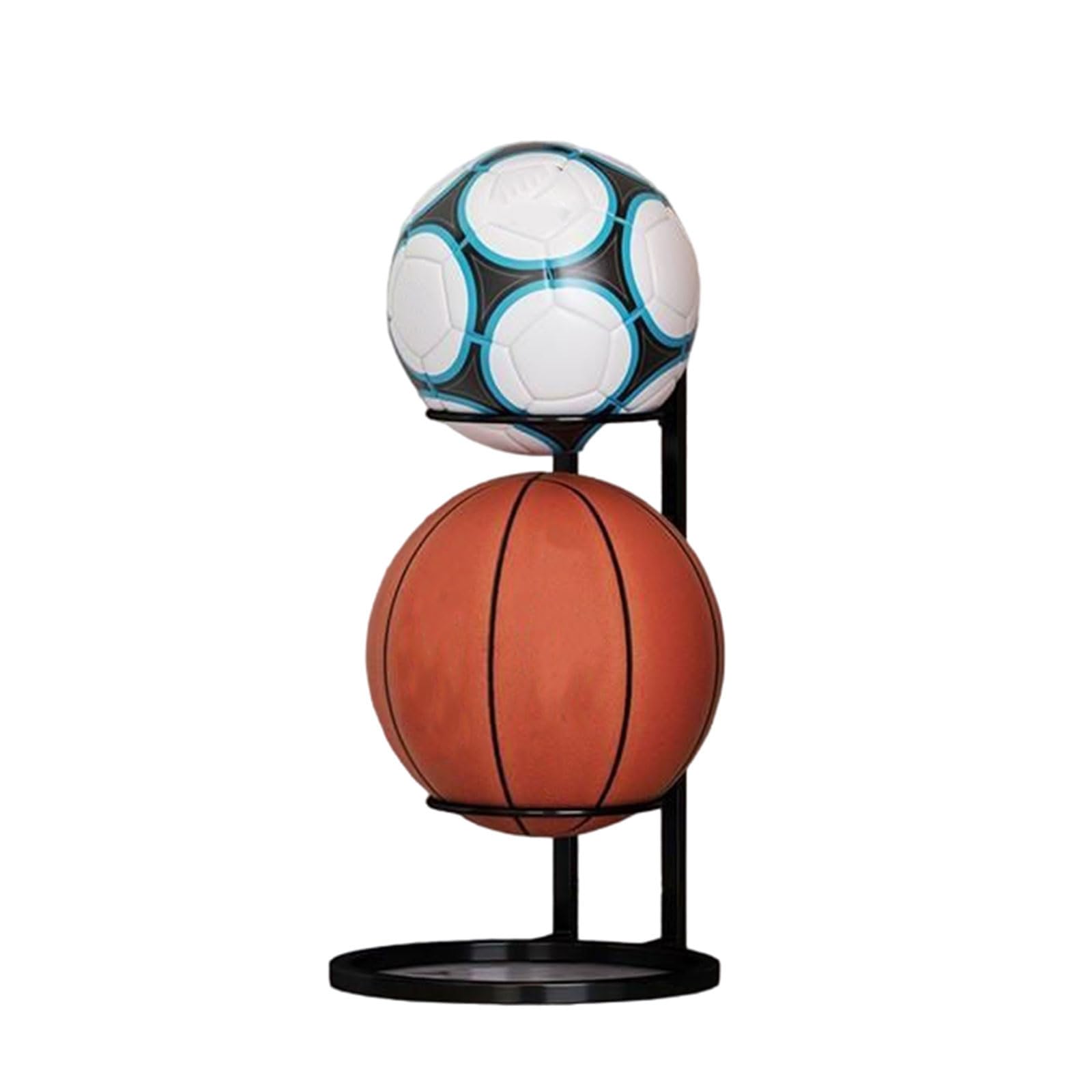 Uitndvyte Rolling Vertikale Display Rack Multilayer Lagerung Stehen Organisatoren Für Volleyball Fußball Basketball Fußball